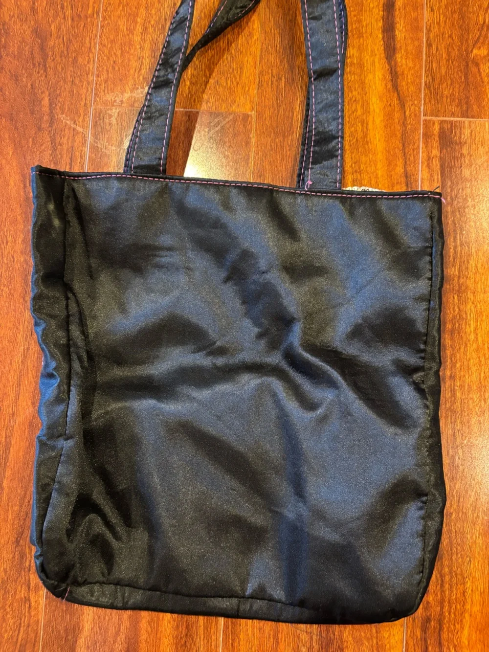 Hello Kitty Sequin Silver Tote with Pink Accents